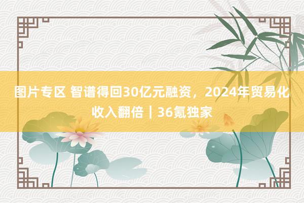 图片专区 智谱得回30亿元融资，2024年贸易化收入翻倍｜36氪独家